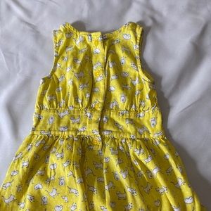 Yellow dress with cats design, Carter’s 2T